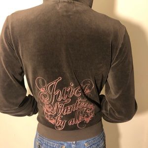 Vintage Juicy Couture Brown Zipper Jacket